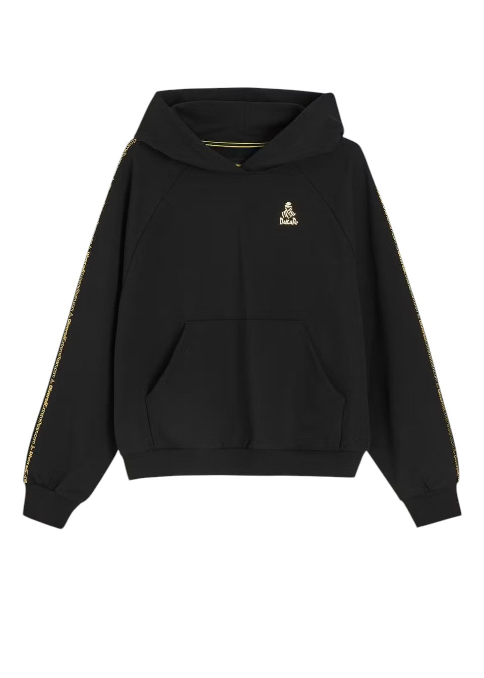 Women's Dakar Rally Oversized Hoodie - Black & Gold