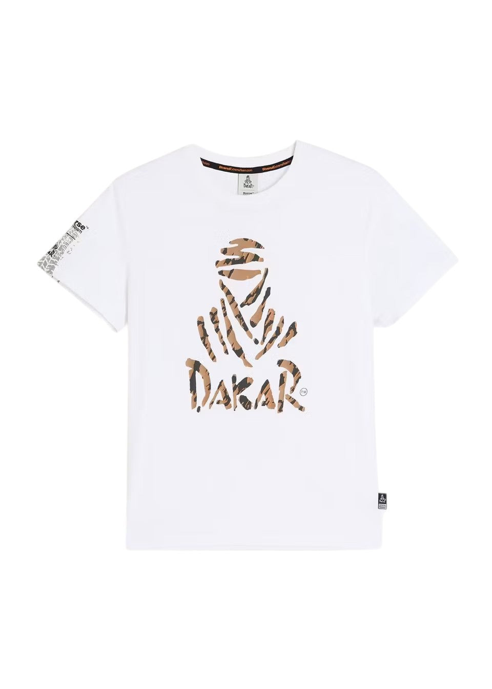 Men's Dakar Rally Line Graphic T-Shirt - White