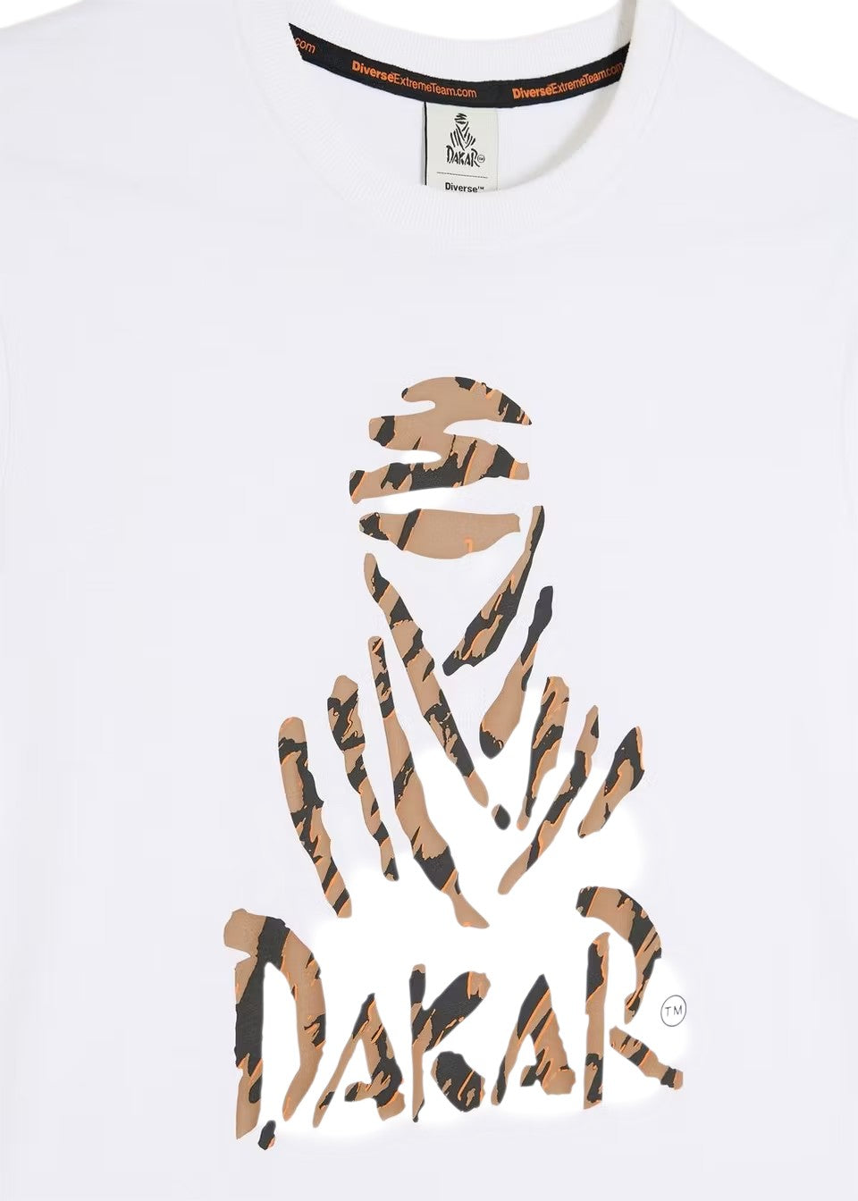 Men's Dakar Rally Line Graphic T-Shirt - White