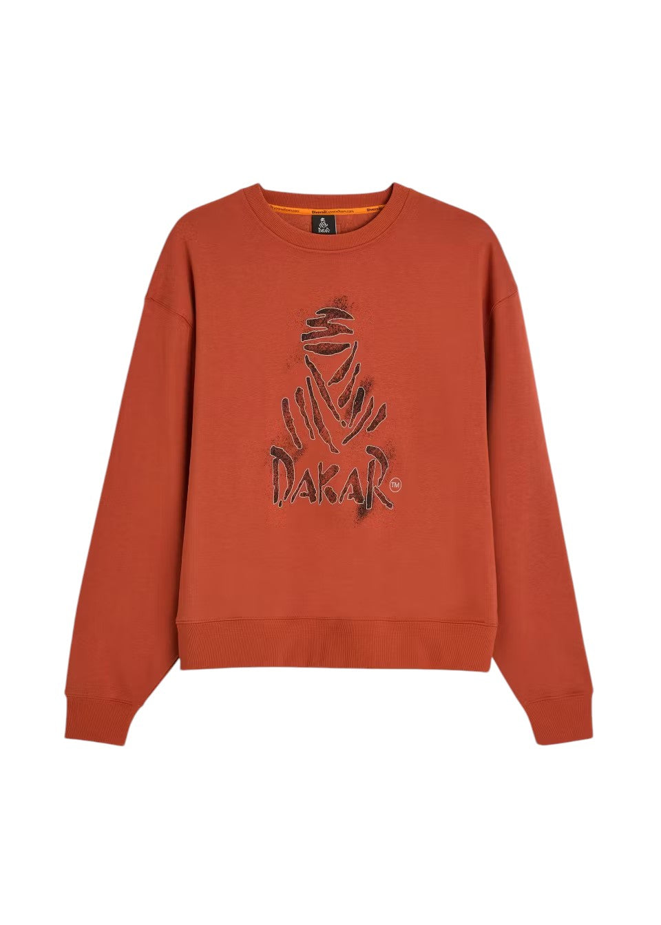 Men's Dakar Rally Dust Printed Sweatshirt - Rusty