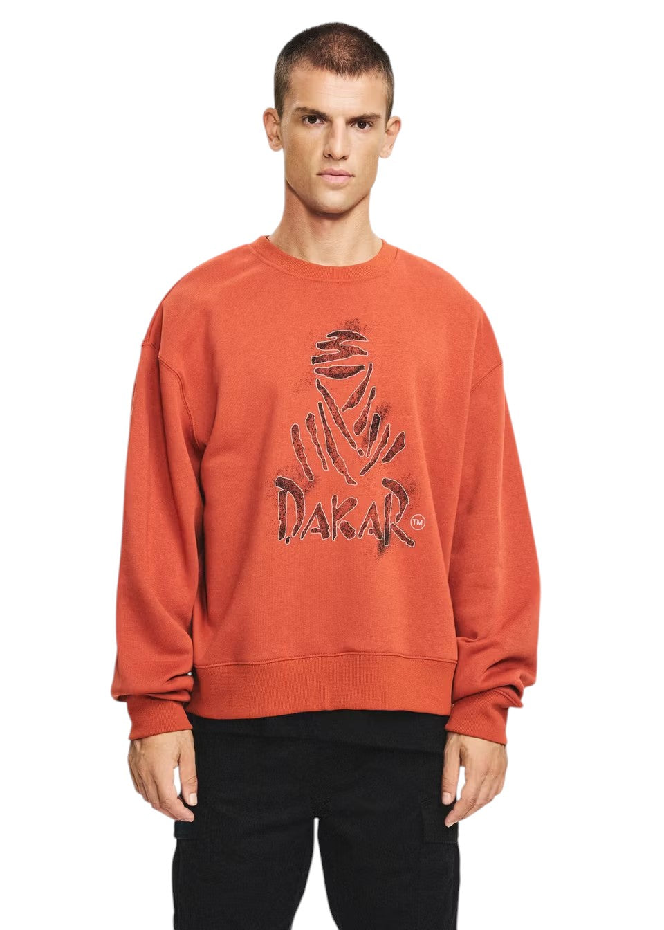 Men's Dakar Rally Dust Printed Sweatshirt - Rusty