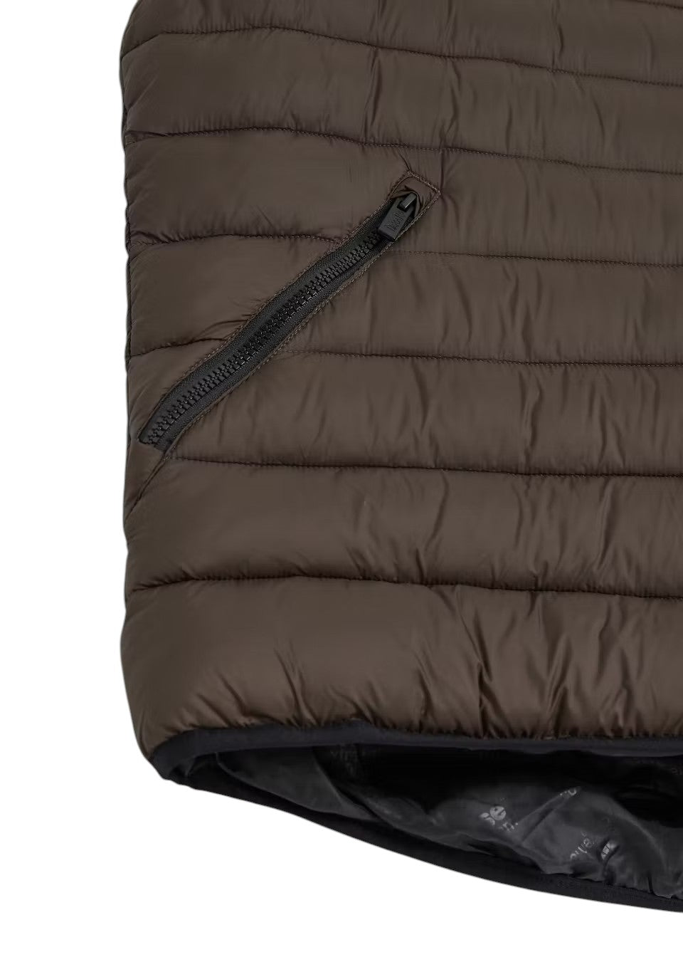 Men's Dakar Rally Quilted Hooded Vest - Brown