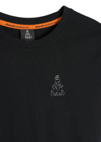 Men's Dakar Rally Cotton Graphic T-Shirt - Black