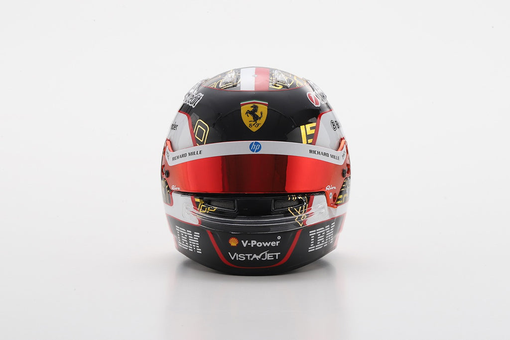 Charles Leclerc Ferrari Abu Dhabi GP 2025 1:5 Mini Helmet