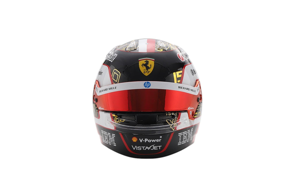 Charles Leclerc Ferrari Abu Dhabi GP 2025 1:5 Mini Helmet