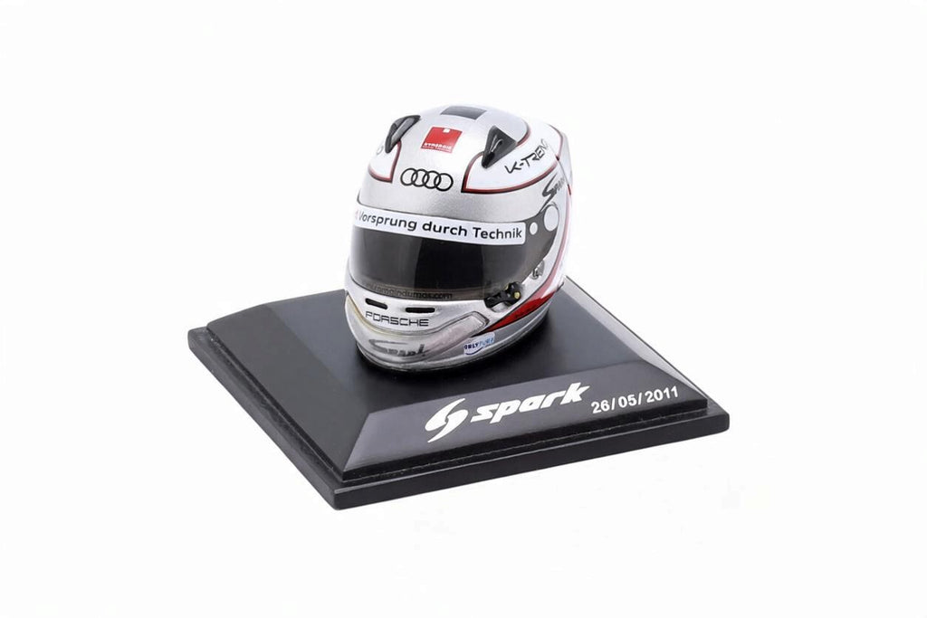 Porsche Romain Dumas Racing Helmet French Design Scale 1:8