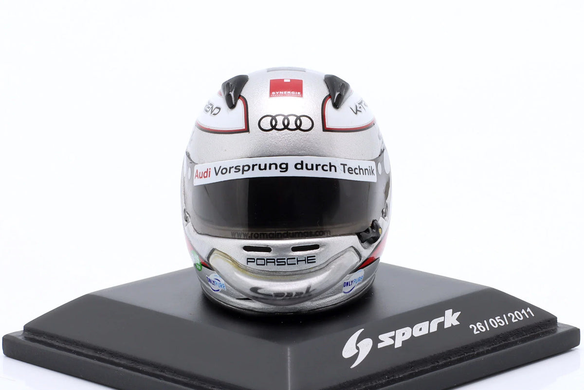 Porsche Romain Dumas Racing Helmet French Design Scale 1:8