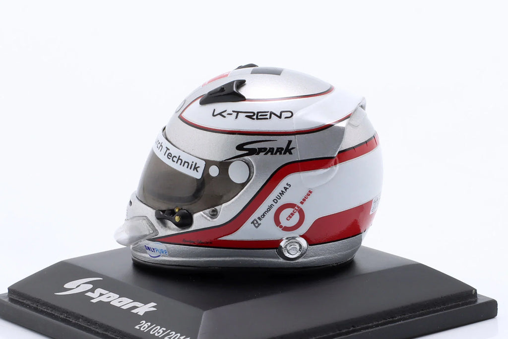 Porsche Romain Dumas Racing Helmet French Design Scale 1:8