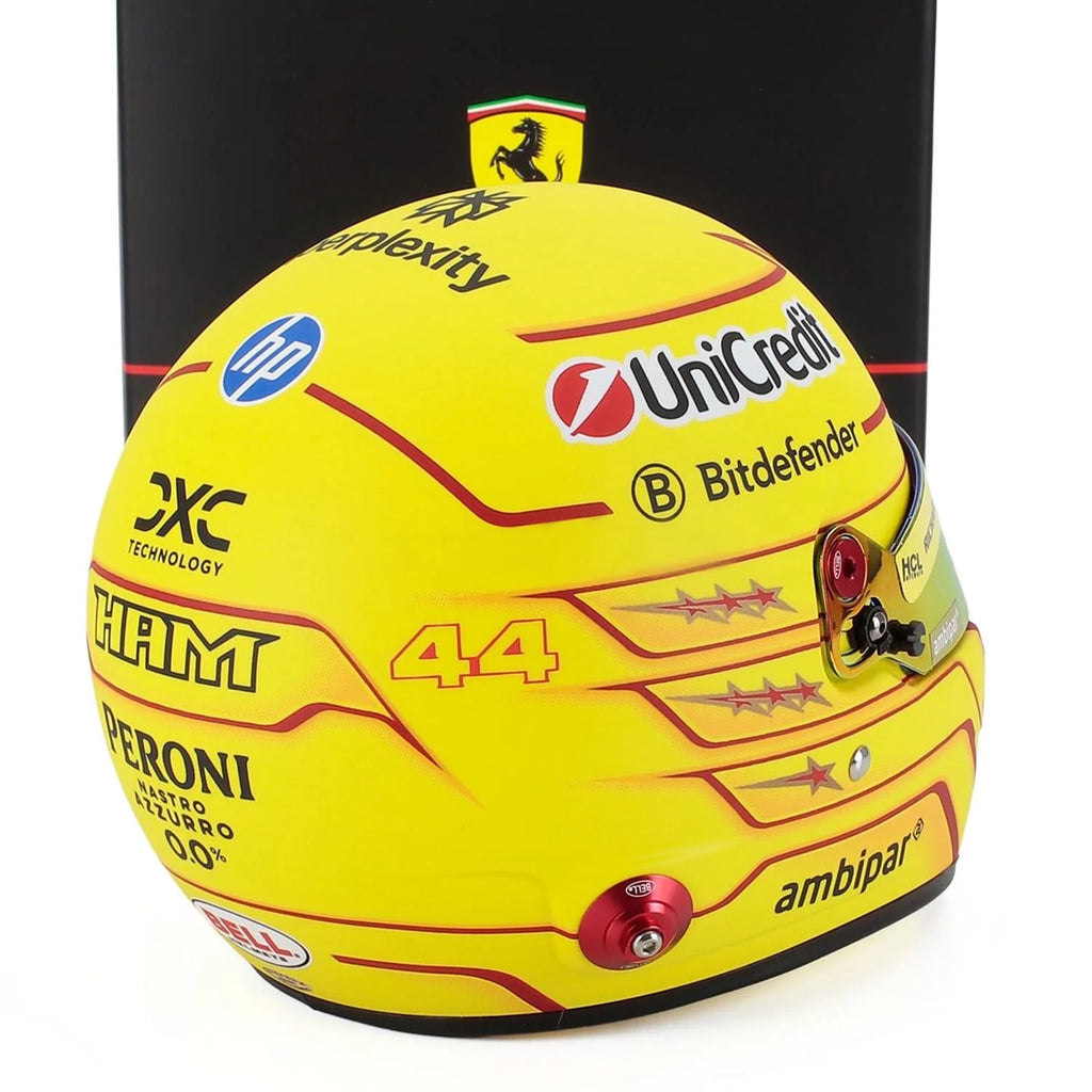 Optimized Product Title: Ferrari 2025 Lewis Hamilton 1:2 Scale Mini Helmet