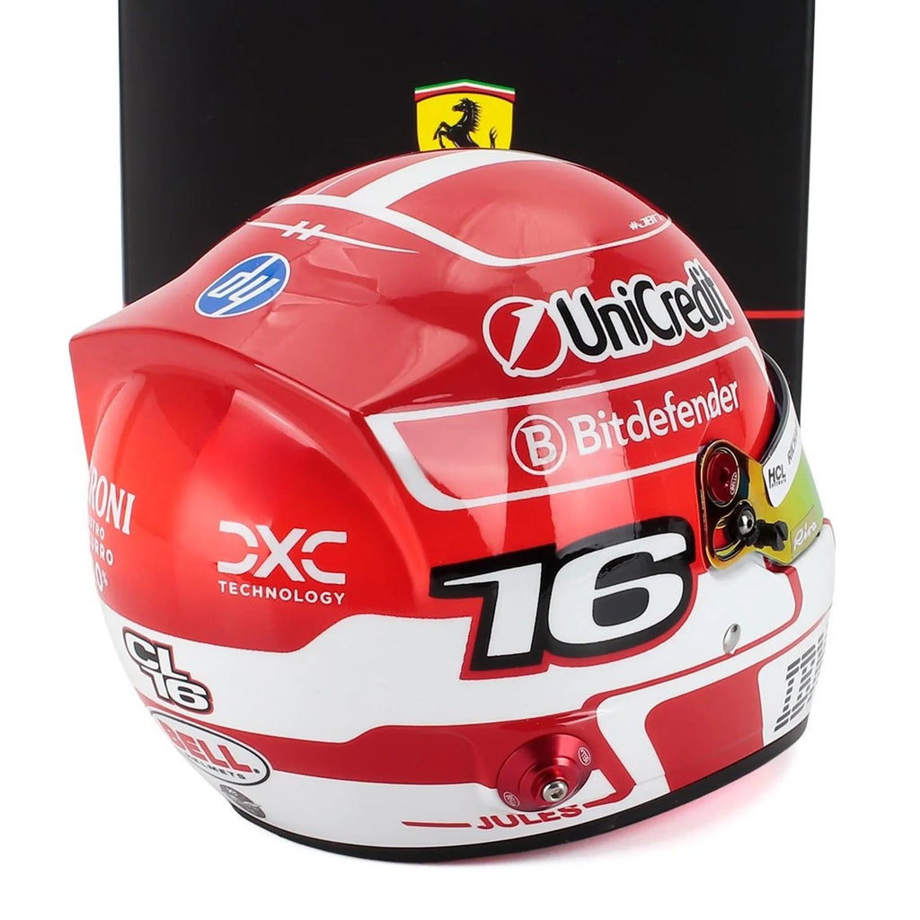 Ferrari 2025 Charles Leclerc 1:2 Scale Mini Helmet
