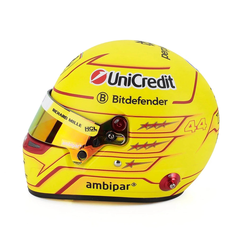 Optimized Product Title: Ferrari 2025 Lewis Hamilton 1:2 Scale Mini Helmet