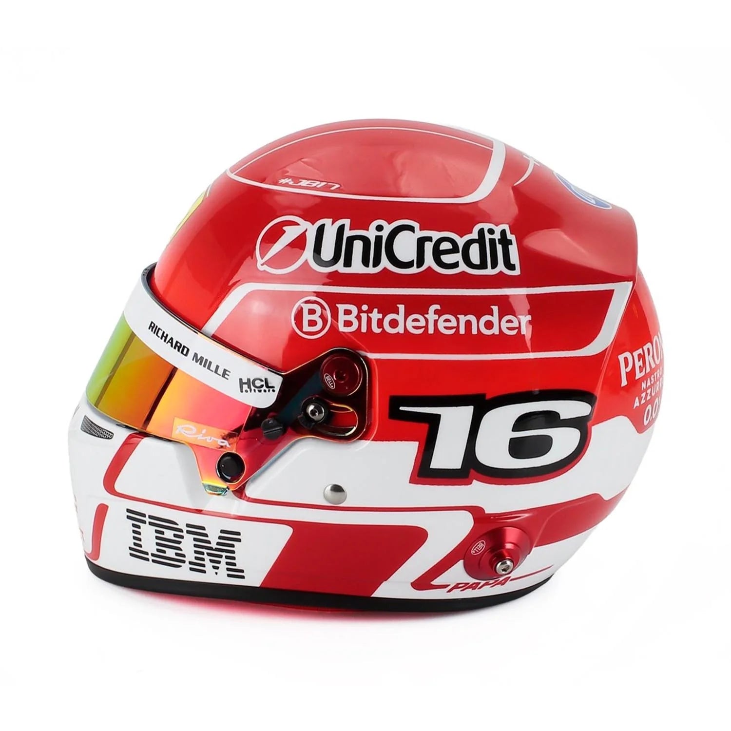 Ferrari 2025 Charles Leclerc 1:2 Scale Mini Helmet