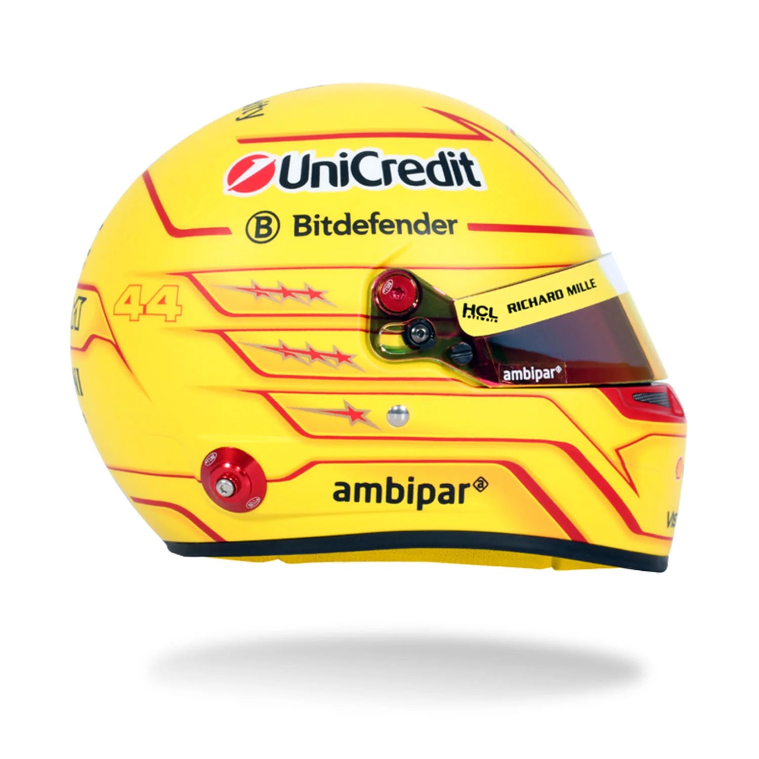 Optimized Product Title: Ferrari 2025 Lewis Hamilton 1:2 Scale Mini Helmet