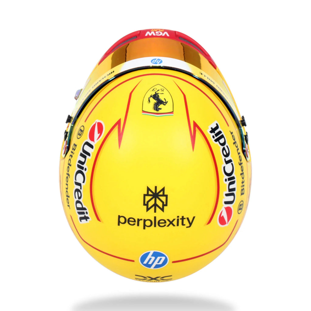 Optimized Product Title: Ferrari 2025 Lewis Hamilton 1:2 Scale Mini Helmet