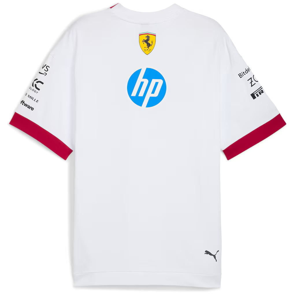 Scuderia Ferrari Drivers Oversized T-Shirt 2025 100% Cotton