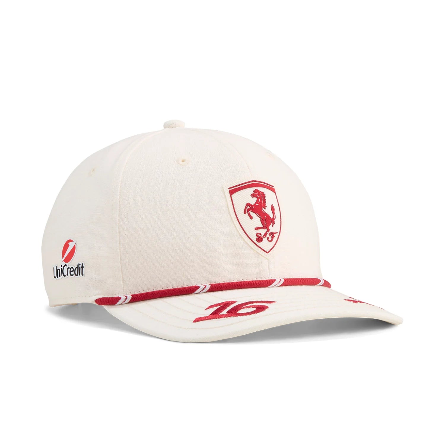 Charles Leclerc Ferrari F1 2026 Monaco GP Off-White Cap